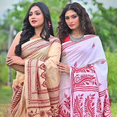 From Loom to Luxury: Discover the Elegance of Khesh Kantha Stitch Sarees