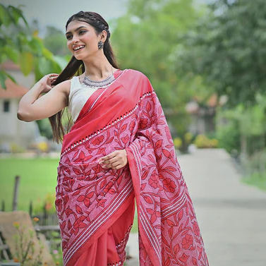 The Timeless Beauty of Blended Silk Kantha Stitch Sarees: Why They Should Be in Every Wardrobe