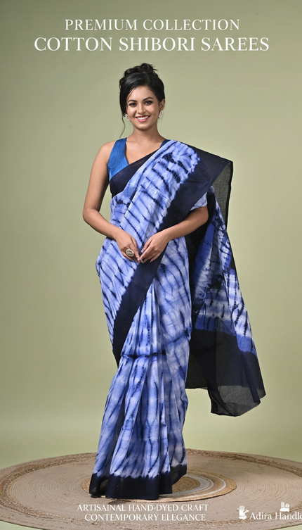 Cotton Shibori Sarees Collection Banner