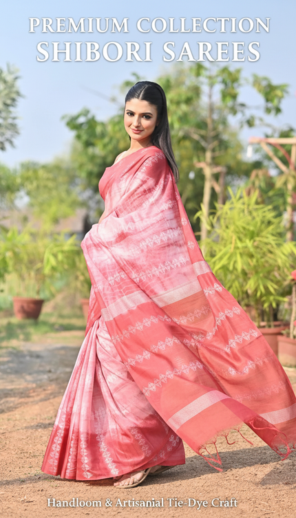 Shibori Sarees Collection Banner