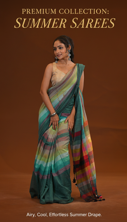 Summer Sarees Collection Banner