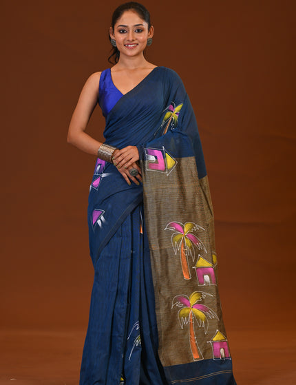 Khadi Ghor Bari Print Saree