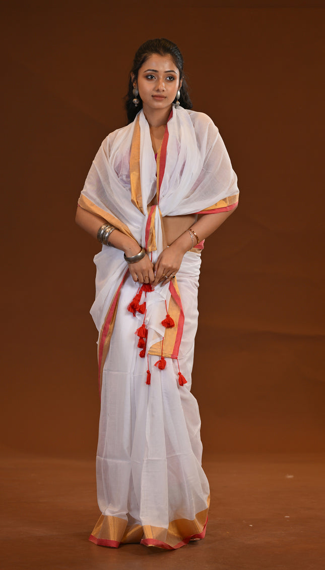 Mul Cotton Saree