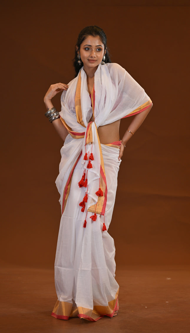 Mul Cotton Saree