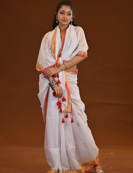 Mul Cotton Saree