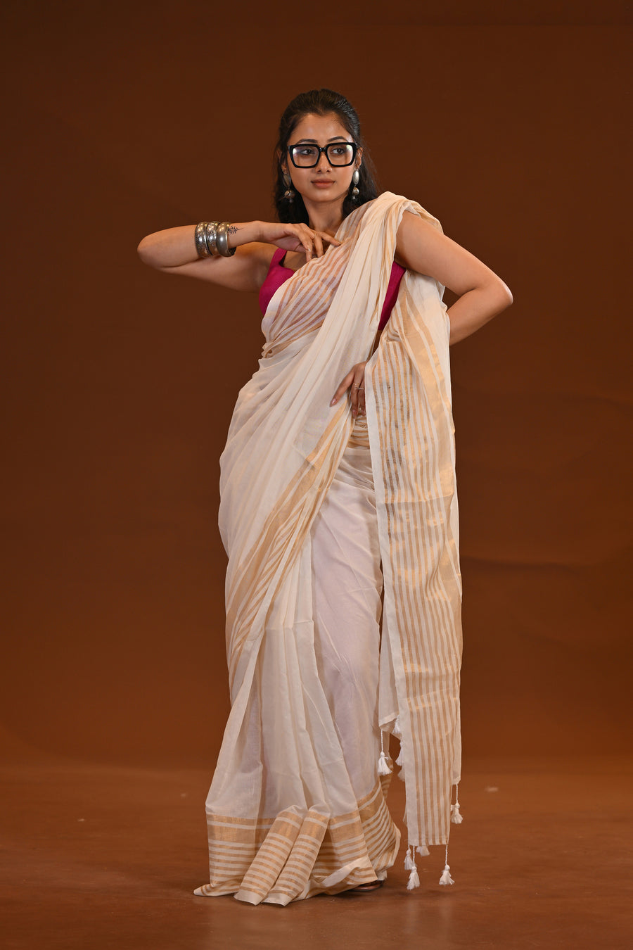 Mul Cotton Saree