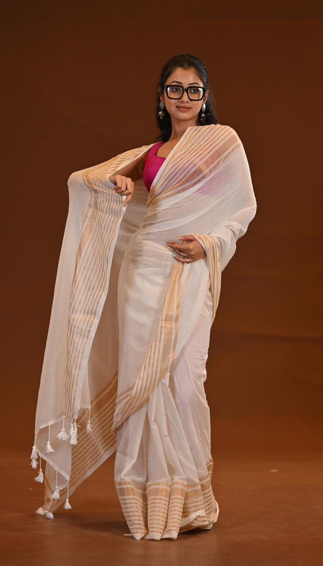 Mul Cotton Saree