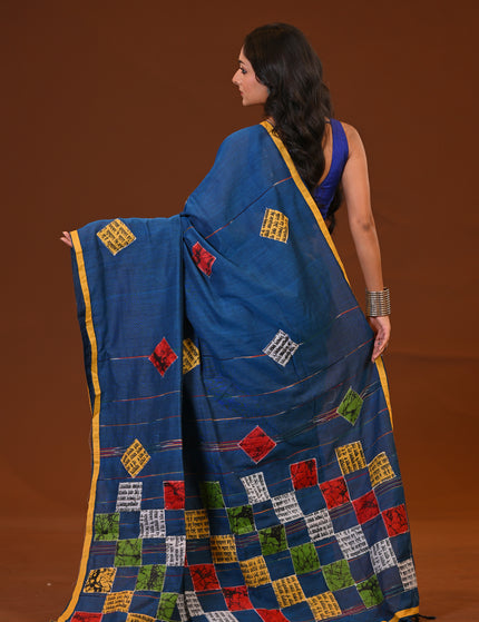 Baul Applique Saree
