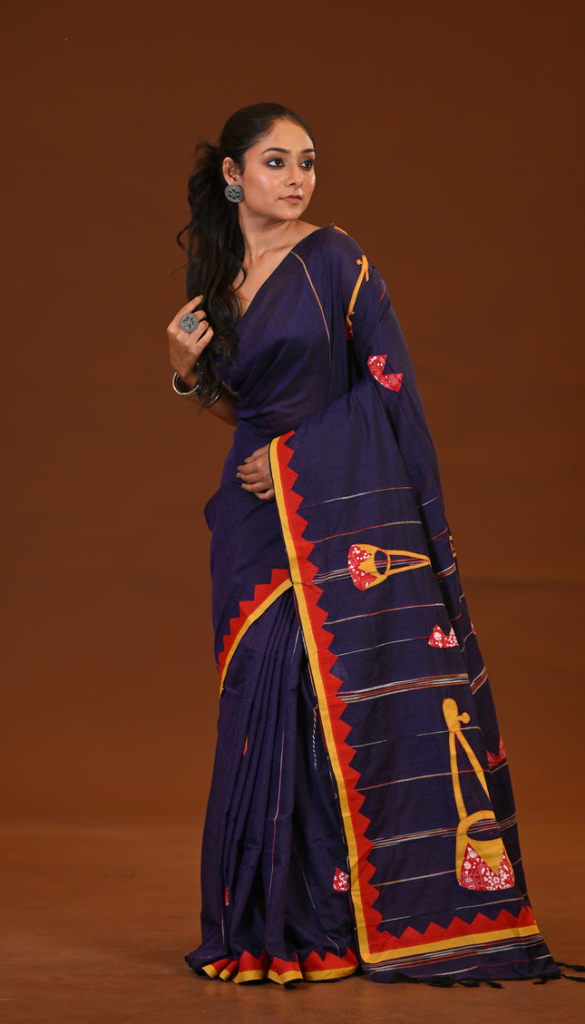 Ektara Applique Saree