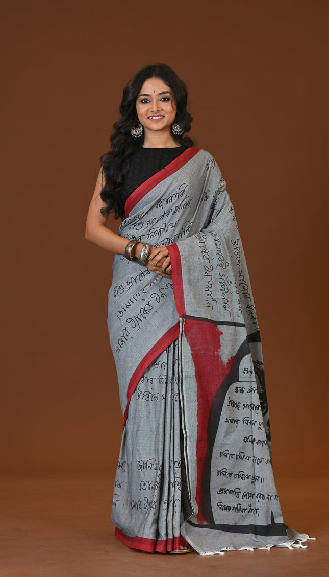 Khadi Lekha Saree