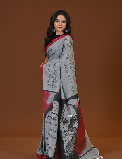 Khadi Lekha Saree