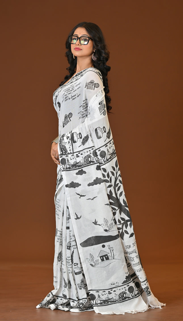Khadi Lekha Saree