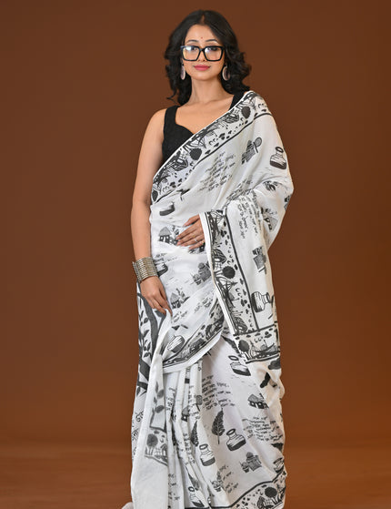 Khadi Lekha Saree