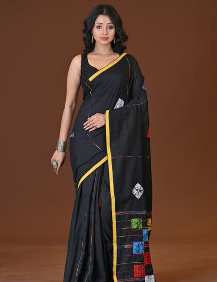 Baul Applique Saree