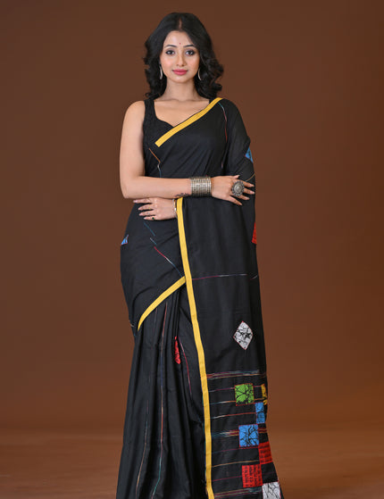 Baul Applique Saree