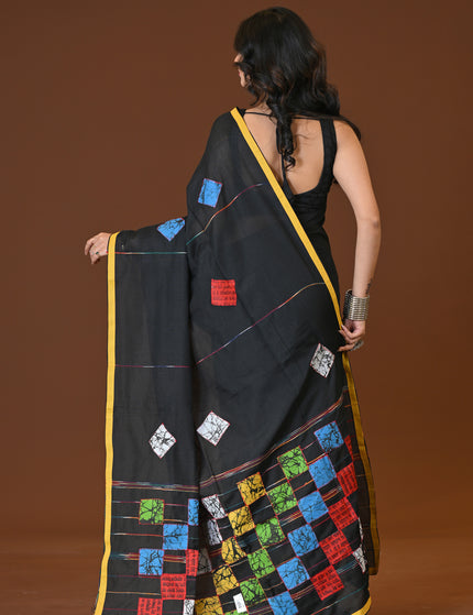 Baul Applique Saree