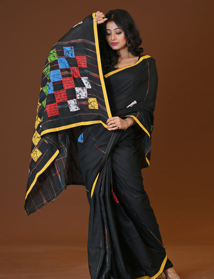 Baul Applique Saree