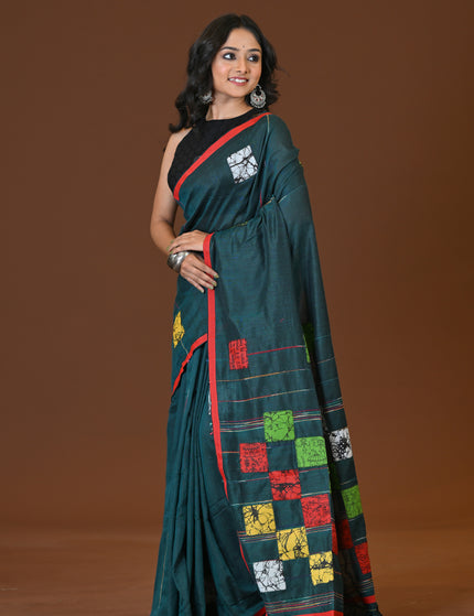 Baul Applique Saree