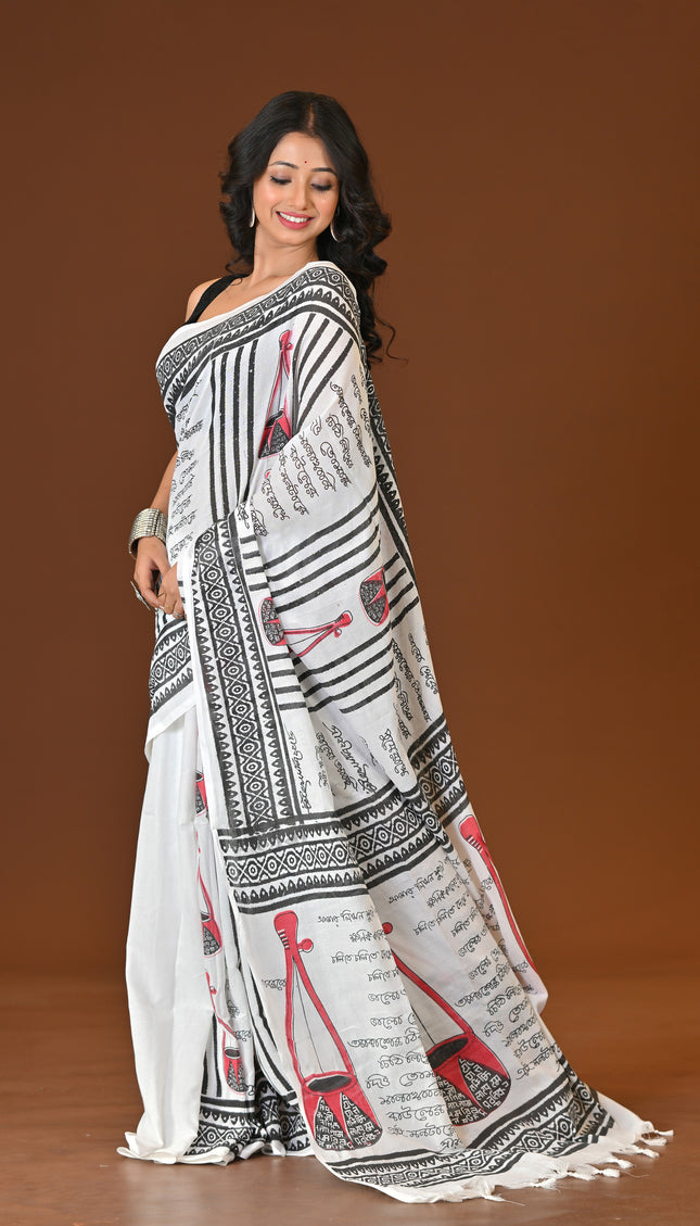 Khadi Ektara Saree