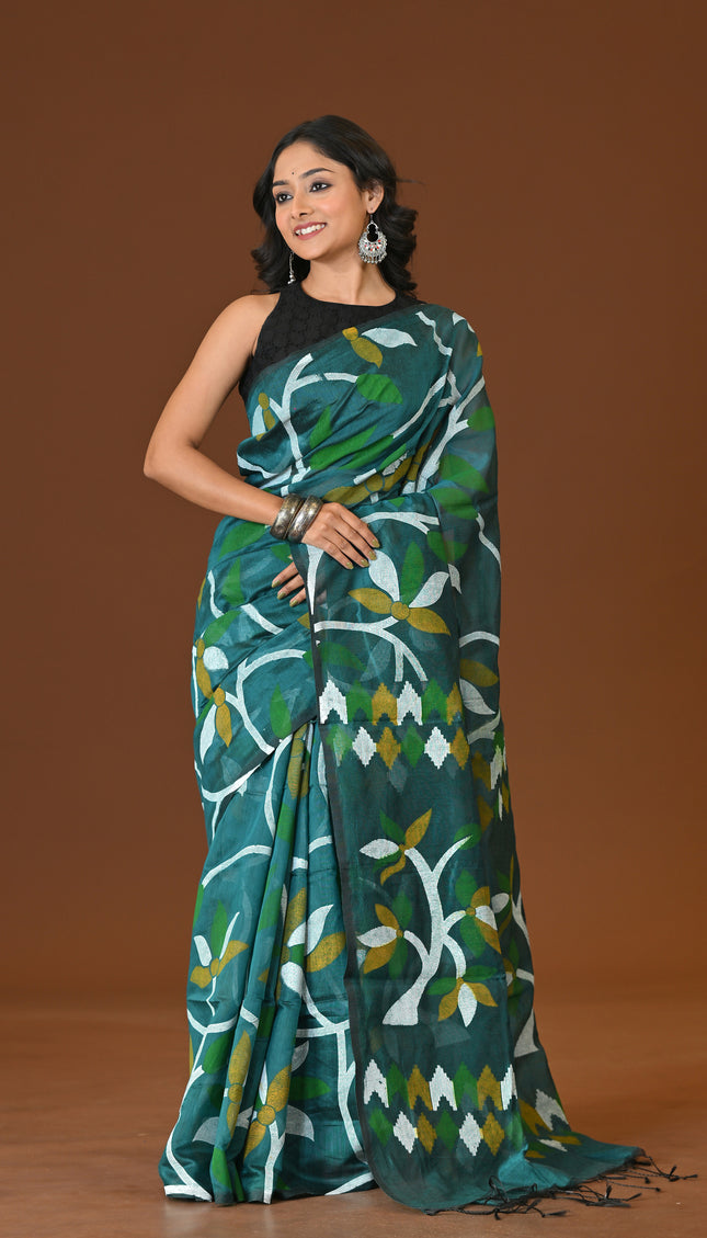 Handloom Printed Saree