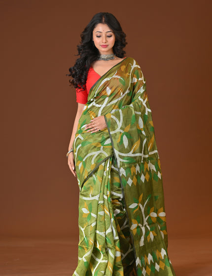 Handloom Printed Saree