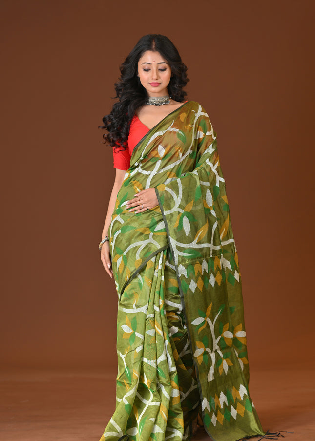Handloom Printed Saree