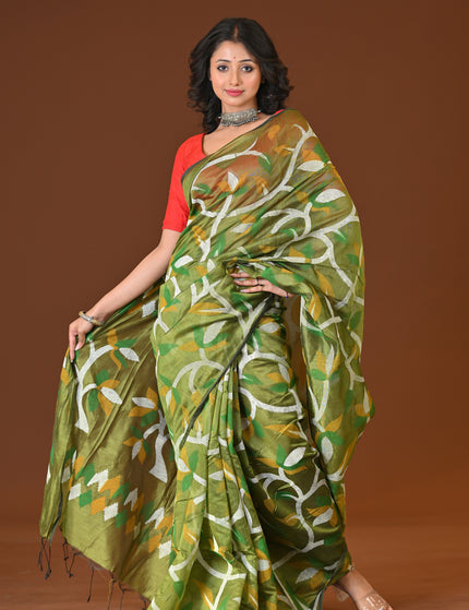 Handloom Printed Saree