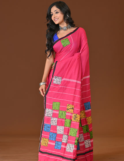 Baul Applique Saree