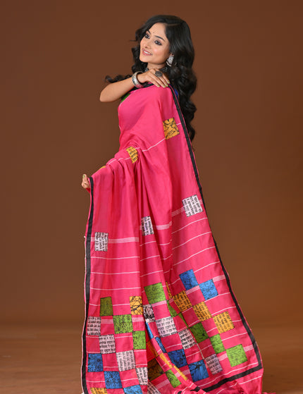 Baul Applique Saree