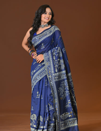 Khadi Tree Print Daily Wear Saree