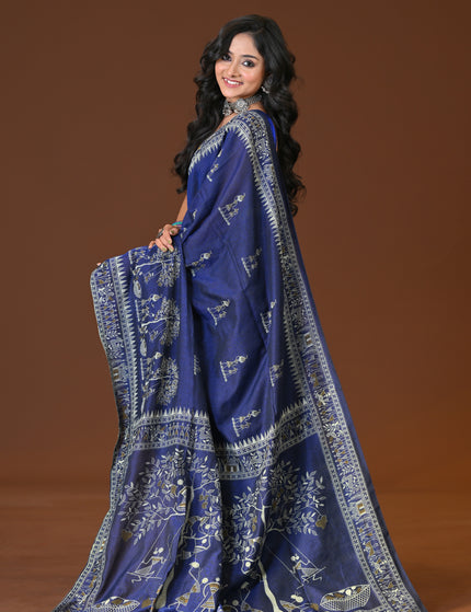 Khadi Tree Print Daily Wear Saree