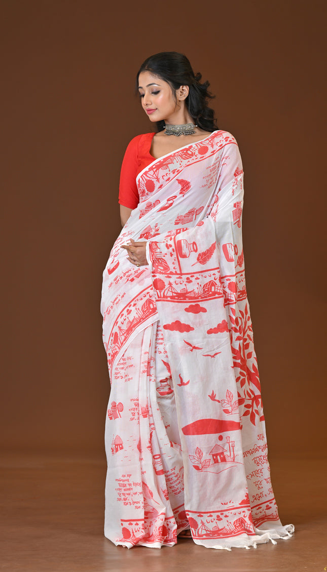 Khadi Lekha Saree