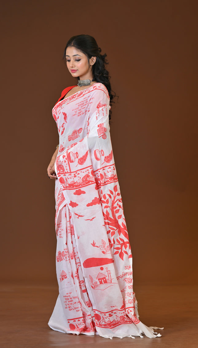Khadi Lekha Saree