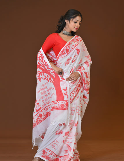 Khadi Lekha Saree