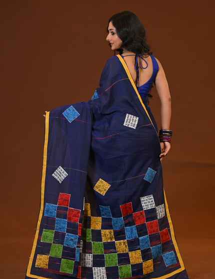 Baul Applique Saree