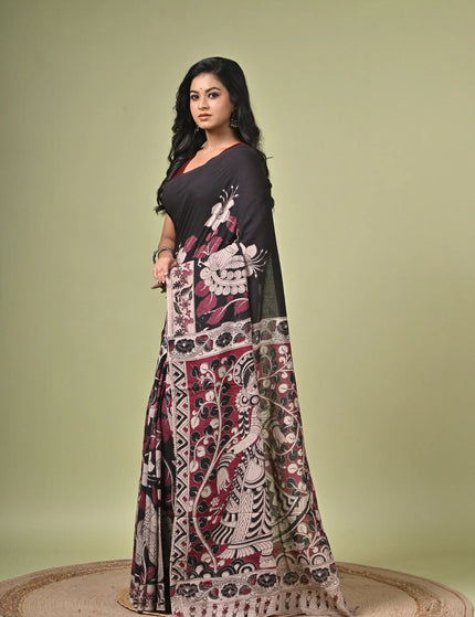 Kalamkari Digital Print Saree