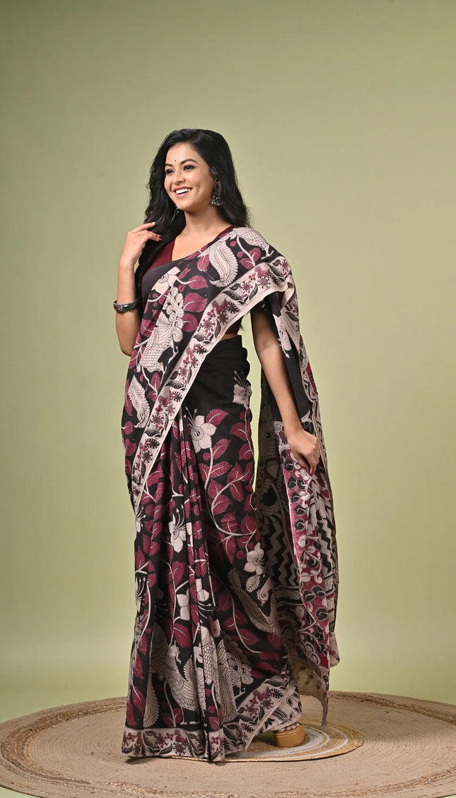 Kalamkari Digital Print Saree