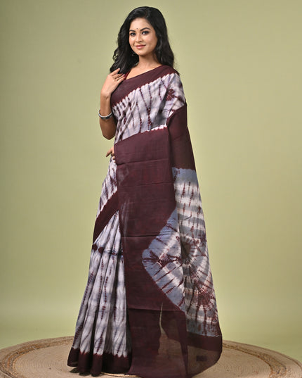 KK'S COTTON SHREEBHORI SAREE I WOMEN'S PURE COTTON DYE TRENDING SAREE I DAILY WEAR SAREE I PARTY WEAR SAREE I SUMMER WEAR SAREE I COTTON SAREE I LIGHTWEIGHT SAREE I BREATHABLE SAREE