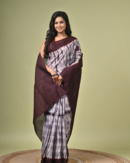 KK'S COTTON SHREEBHORI SAREE I WOMEN'S PURE COTTON DYE TRENDING SAREE I DAILY WEAR SAREE I PARTY WEAR SAREE I SUMMER WEAR SAREE I COTTON SAREE I LIGHTWEIGHT SAREE I BREATHABLE SAREE