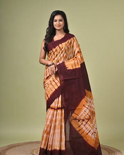 KK'S COTTON SHREEBHORI SAREE I WOMEN'S PURE COTTON DYE TRENDING SAREE I DAILY WEAR SAREE I PARTY WEAR SAREE I SUMMER WEAR SAREE I COTTON SAREE I LIGHTWEIGHT SAREE I BREATHABLE SAREE