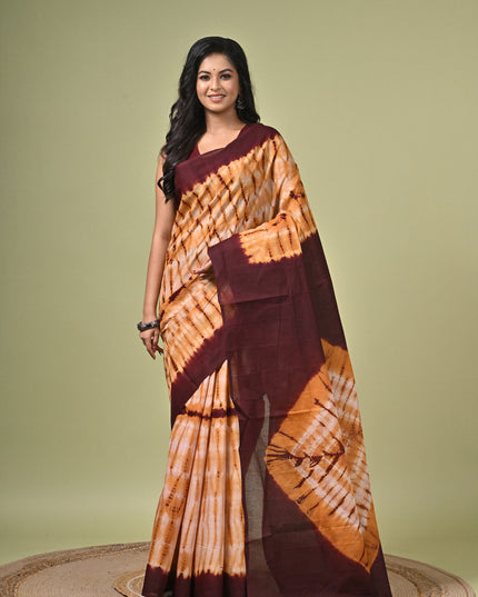 KK'S COTTON SHREEBHORI SAREE I WOMEN'S PURE COTTON DYE TRENDING SAREE I DAILY WEAR SAREE I PARTY WEAR SAREE I SUMMER WEAR SAREE I COTTON SAREE I LIGHTWEIGHT SAREE I BREATHABLE SAREE