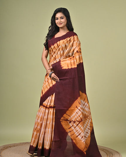 KK'S COTTON SHREEBHORI SAREE I WOMEN'S PURE COTTON DYE TRENDING SAREE I DAILY WEAR SAREE I PARTY WEAR SAREE I SUMMER WEAR SAREE I COTTON SAREE I LIGHTWEIGHT SAREE I BREATHABLE SAREE