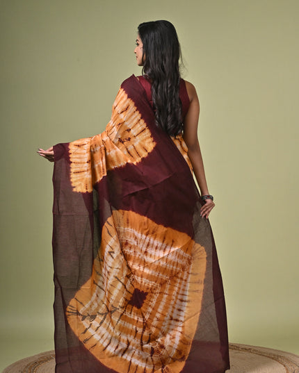 KK'S COTTON SHREEBHORI SAREE I WOMEN'S PURE COTTON DYE TRENDING SAREE I DAILY WEAR SAREE I PARTY WEAR SAREE I SUMMER WEAR SAREE I COTTON SAREE I LIGHTWEIGHT SAREE I BREATHABLE SAREE