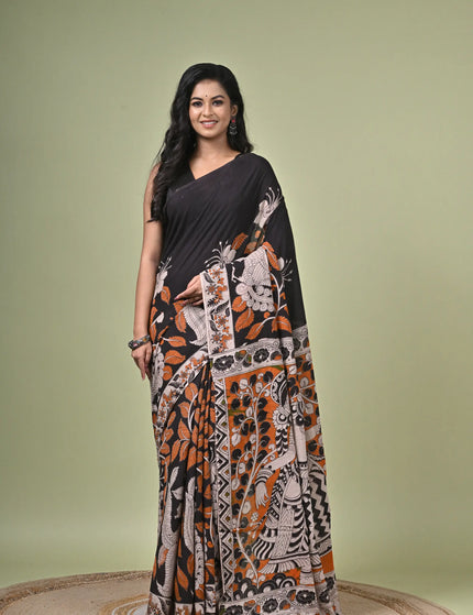 Kalamkari Cotton Digital Print Saree