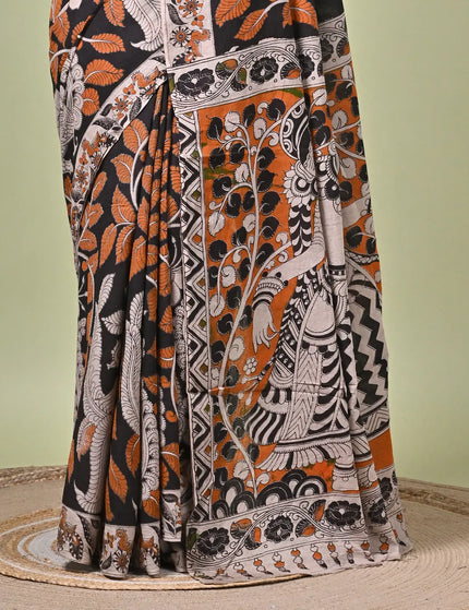 Kalamkari Cotton Digital Print Saree