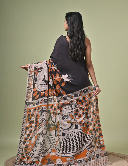 Kalamkari Cotton Digital Print Saree