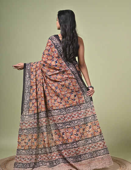 Kalamkari Print Cotton Saree