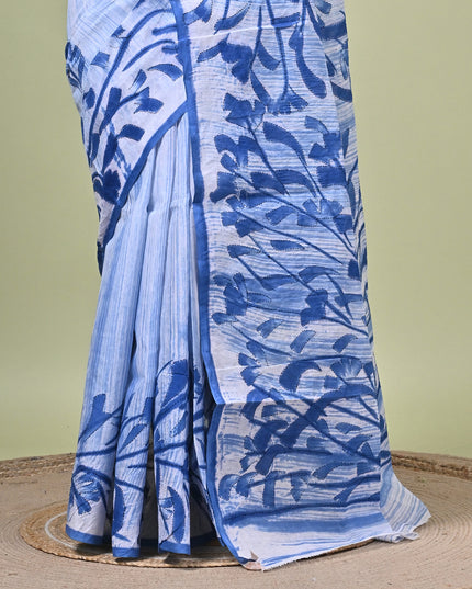 KK'S COTTON PAINTING STITCH SAREE I WOMEN'S PURE COTTON FLORAL HAND PAINTED TRENDING SAREE I DAILY WEAR SAREE I PARTY WEAR SAREE I SUMMER WEAR SAREE I COTTON SAREE I LIGHTWEIGHT SAREE I BREATHABLE SAREE