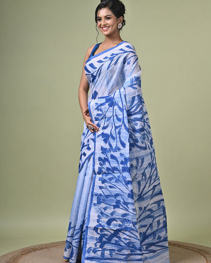 KK'S COTTON PAINTING STITCH SAREE I WOMEN'S PURE COTTON FLORAL HAND PAINTED TRENDING SAREE I DAILY WEAR SAREE I PARTY WEAR SAREE I SUMMER WEAR SAREE I COTTON SAREE I LIGHTWEIGHT SAREE I BREATHABLE SAREE