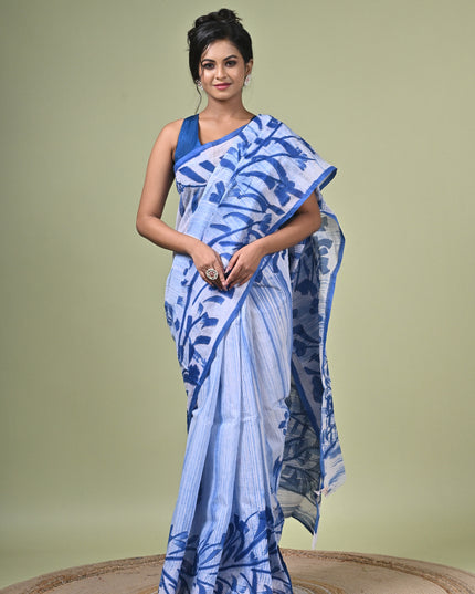 KK'S COTTON PAINTING STITCH SAREE I WOMEN'S PURE COTTON FLORAL HAND PAINTED TRENDING SAREE I DAILY WEAR SAREE I PARTY WEAR SAREE I SUMMER WEAR SAREE I COTTON SAREE I LIGHTWEIGHT SAREE I BREATHABLE SAREE